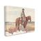 Stupell Industries Cowboy Fields And Farm Western Painting Canvas Wall Art
